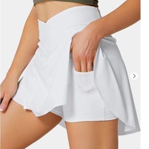 HALARA Everyday Cloudful® Air Crossover Side Pocket 2-in-1 Tennis Skirt-Lucid